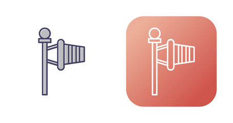 Windsock Vector Icon
