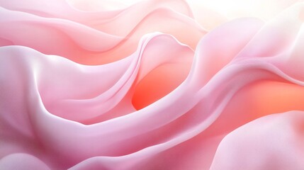 Obraz premium Subtle blush pink abstract background with delicate tones and smooth forms. Emphasizing softness and elegance. Ideal for gentle and sophisticated designs.