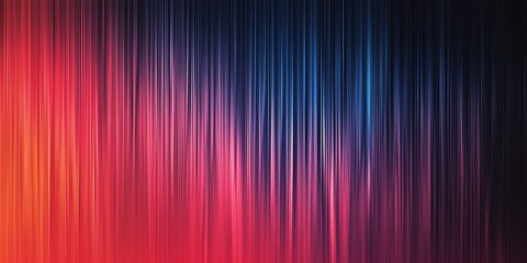 Fototapeta premium Elegant abstract gradient blending blue to red with subtle edge lines on a dark, blurred background, creating depth and sophistication.