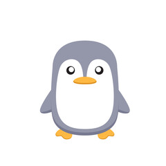 Cute penguin cartoon illustration