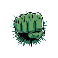 Fototapeta premium fist hand vector art, fist hand vector Design element 