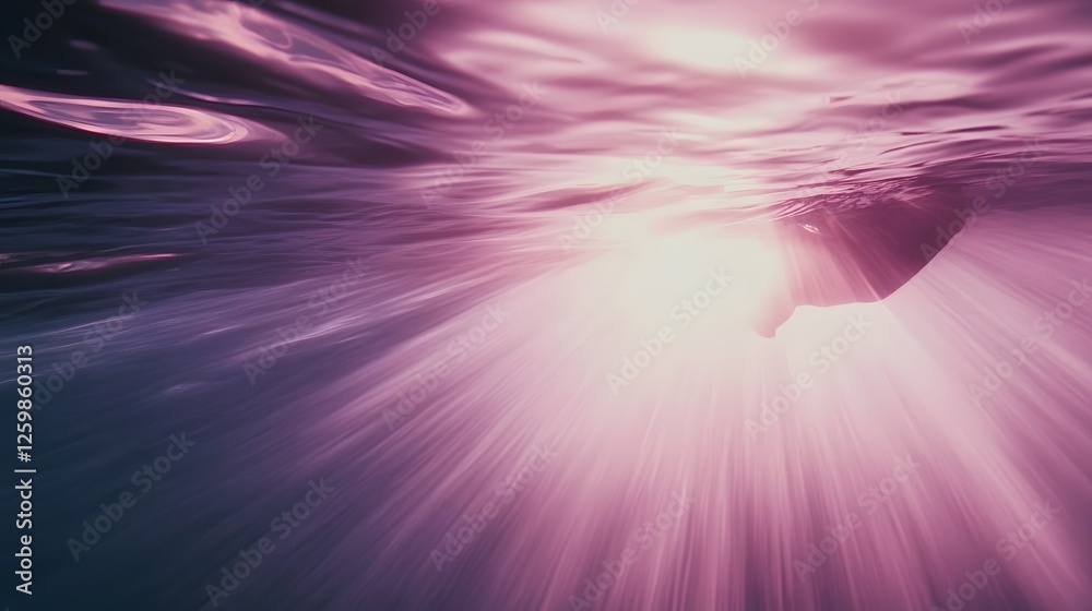 Poster vibrant energy motion blur abstract background with glowing shimmering beams of light creating a dyn