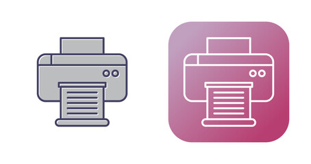 Printer Vector Icon