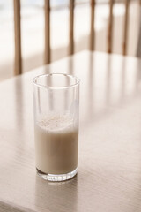 glass of malibu drink