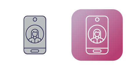 Video Calling Vector Icon