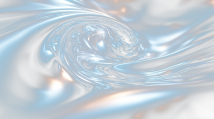 a blue and silver swirl