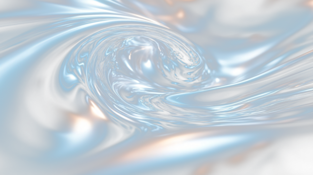 a blue and silver swirl
