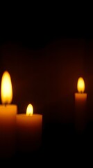 Candles Burning Bright in the Dark