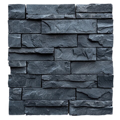 Dark Slate Stone Wall Texture for Background or Design Use in Photography and Art Projects