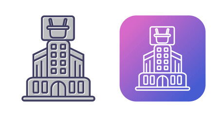 Shopping Mall Vector Icon