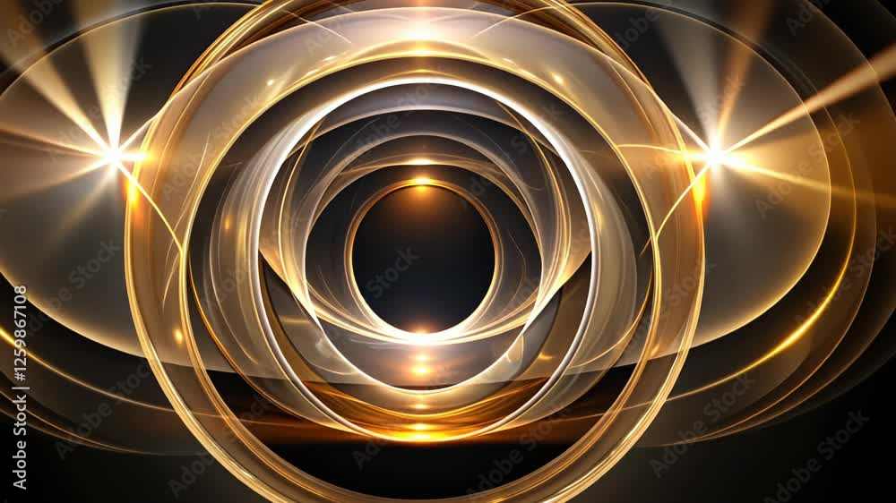 Poster dynamic light patterns create an enchanting visual experience in a captivating abstract display of g