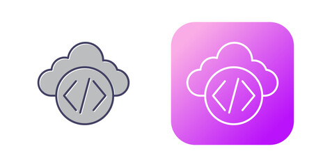 Obraz premium Cloud Vector Icon