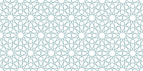 Seamless Islamic Geometric Pattern Traditional, Elegant, and Intricate Design for Backgrounds, Textiles, and Digital Art
