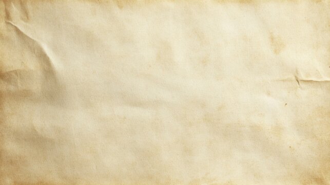 Blank Parchment Texture with Faint Tea Stains: Softly Aged Look Ideal for Vintage-Inspired Designs with Ample White Space for Text and Graphics