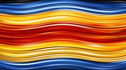 Abstract Colorful Wave Pattern: A Vibrant Symphony of Red, Yellow, and Blue Hues
