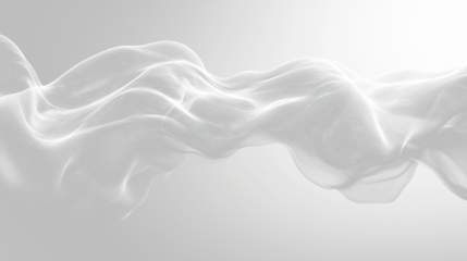 a white wave of white smoke