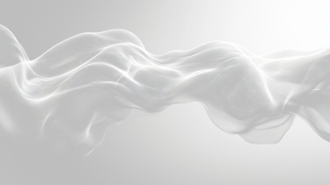 a white wave of white smoke