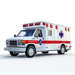 Emergency Coverage A scene showing an ambulance 