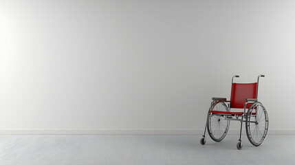 wheelchair in the room
