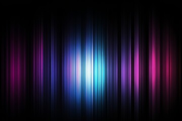 Vibrant color lines on dark background