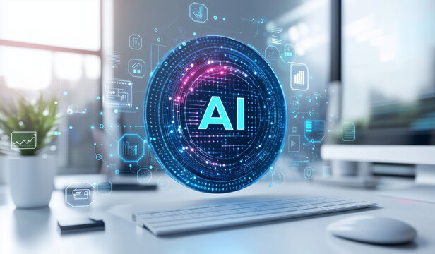 The Office of the Future and the Artificial Intelligence digital  Interface