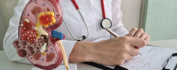 Doctor artificial kidney model with inflammation concept