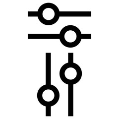 slider icon vector design templates