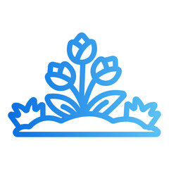 tulips Gradient icon