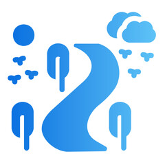 pathway Gradient icon
