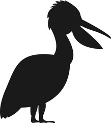 Pelican Bird Silhouette