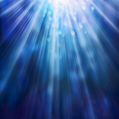 Obraz premium abstract blue background with rays