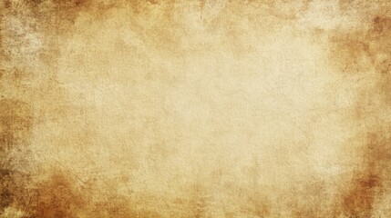 Obraz premium Blank Parchment Texture with Subtle Aging and Warm Vintage Hue: Perfect for Old-World Charm with Spacious Center for Text or Imagery