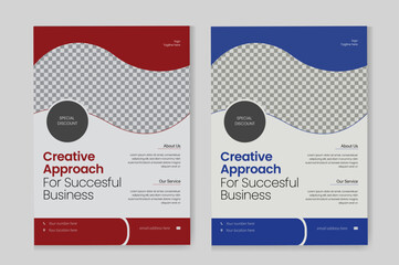 Innovative infoemational pamphlet design for specialist business & others field and speace for image background