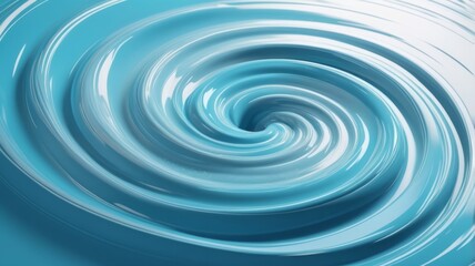 Create a background with a swirling effect, similar to a whirlpool or vortex, featuring soft water textures and light reflections. Use cool blues and turquoise for a tranquil, dynamic effect.