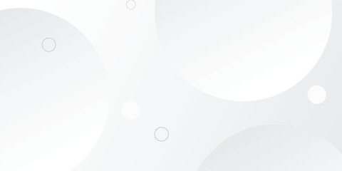 A minimalist abstract background featuring overlapping curves and circular shapes in various shades of gray