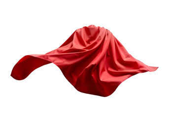 Dramatic Superhero Red Cape Flowing Costume Majestic Power Presence