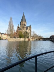 Fototapeta premium church on the river