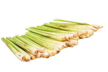 Aromatic Bundle, Fresh Lemongrass Stalks Ready for Culinary Creations