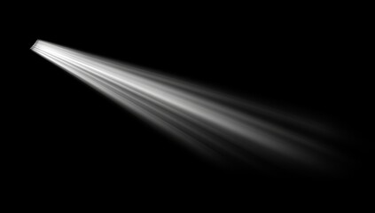 Black background spotlight effect