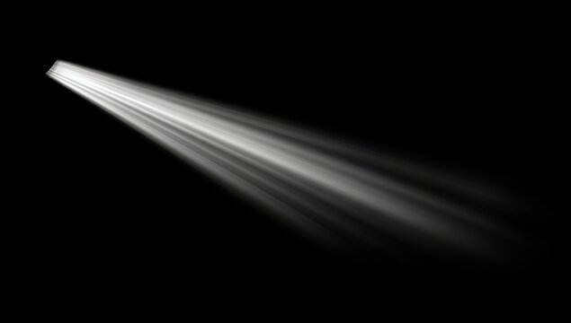 Black background spotlight effect