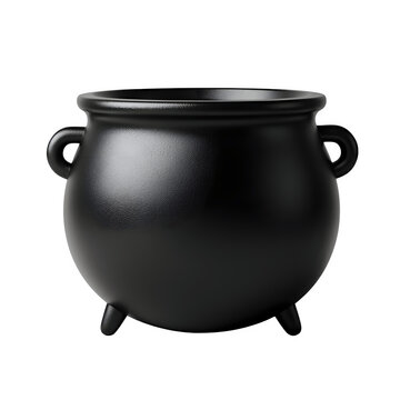 Black Cauldron For Witches transparent background
