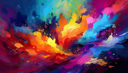 splash background, simple, random color