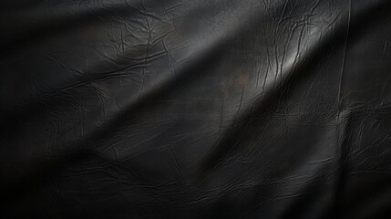 Fototapeta premium Dark and Sophisticated Black Textured Background for a Wide Banner Layout