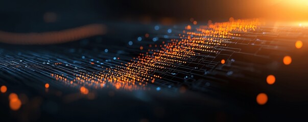 Healthcare biotechnology research analyzing digital data patterns