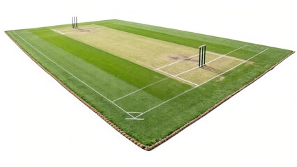 Cricket Pitch Aerial View
