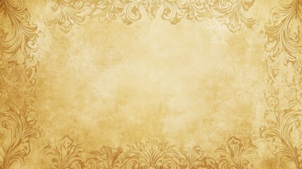 Blank Parchment Texture with Subtle Damask Patterns: Elegant and Sophisticated Background for Text or Graphics, Featuring Ornate Flourishes, Top-Down View with Soft, Diffused Lighting