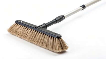 Push Broom with Telescopic Handle