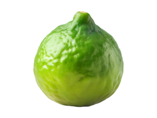 Bergamot fruit isolated on transparent or white background, png