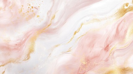 Pink and gold abstract marble texture background