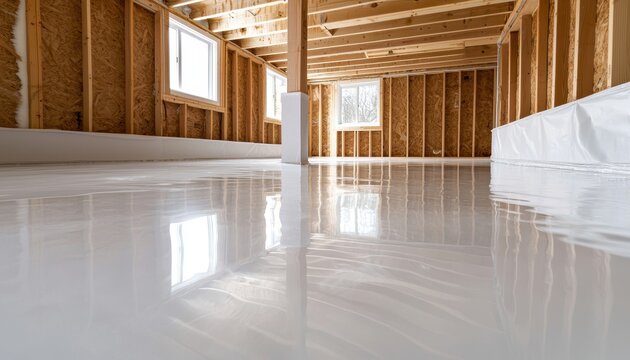 Sealing concrete floors home basement construction update interior low angle renovation essentials for durability
